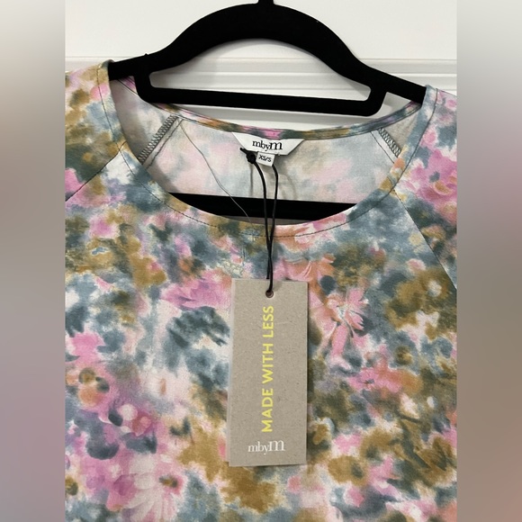 NWT mbym Watercolour Floral Blouse (XS/S) - Picture 3 of 4
